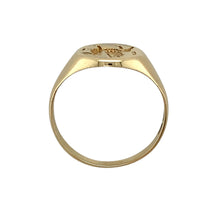 Load image into Gallery viewer, 9ct Gold Welsh Dragon Oval Signet Ring
