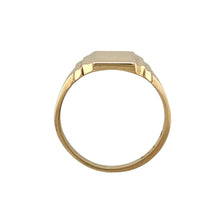 Load image into Gallery viewer, 9ct Gold Plain Rectangle Signet Ring
