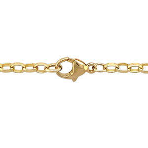 Add a timeless and versatile piece to your jewellery collection with this pre-owned 9ct yellow gold 20" belcher chain, featuring:

Design: A classic belcher chain, known for its strong, evenly sized links, offering a refined and elegant look.
Material: 9-carat yellow gold, providing a warm and durable finish.
Length: Measures 20 inches, making it an ideal mid-length chain for everyday wear.
Weight: A substantial 10.30 grams, ensuring a solid and premium feel.
