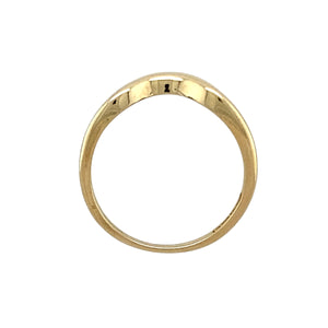 9ct Gold Wishbone Style Ring