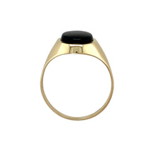 Load image into Gallery viewer, 9ct Gold &amp; Onyx Oval Signet Ring
