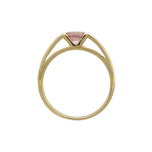 Load image into Gallery viewer, 9ct Gold &amp; Pink Stone Solitaire Ring
