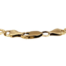 Load image into Gallery viewer, Add a timeless and stylish piece to your jewellery collection with this pre-owned 9ct yellow gold 8.5&quot; curb bracelet, featuring:

Design: A classic curb link bracelet, offering a sleek and elegant look.
Material: 9-carat yellow gold, providing a warm and refined finish.
Length: Measures 8.5 inches, ensuring a comfortable and secure fit.
Weight: A solid 9.90 grams, giving it a high-quality and durable feel.
Link Width: 6mm, creating a noticeable yet sophisticated presence.

