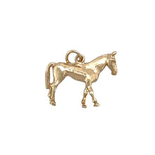 Load image into Gallery viewer, Preowned 9ct Yellow Gold Horse Charm with the weight 3.80 grams
