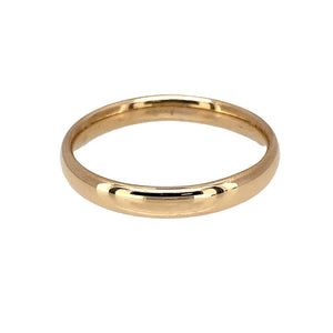 9ct Gold 3mm Wedding Band Ring