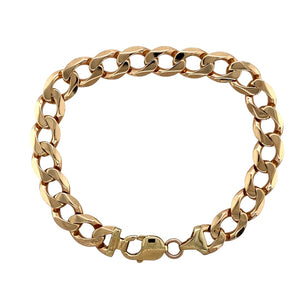 9ct Gold 9" Curb Bracelet