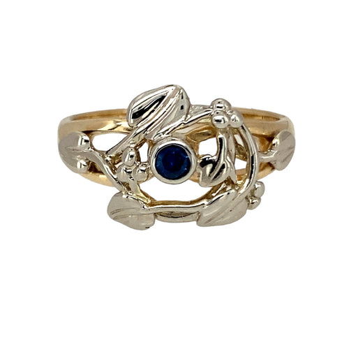 9ct Gold & Sapphire Set Clogau Tree of Life Ring