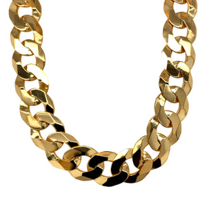 New 9ct Gold 24" Curb Chain 87 grams