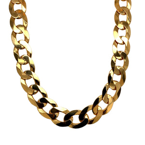 New 9ct Gold 30" Curb Chain 54 grams