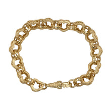 Load image into Gallery viewer, New 9ct Gold 7.5&quot; Heart Link Bracelet
