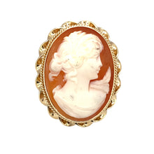 Load image into Gallery viewer, 9ct Gold &amp; Cameo Set Large Dress Ring
