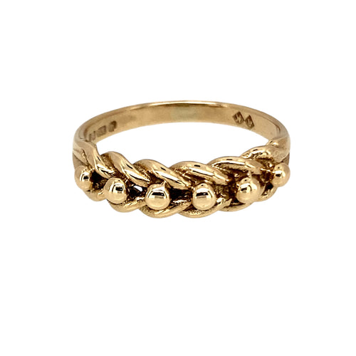 9ct Gold Keeper Ring