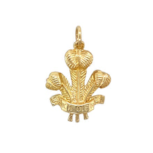 Load image into Gallery viewer, 9ct Gold Three Feathers Pendant
