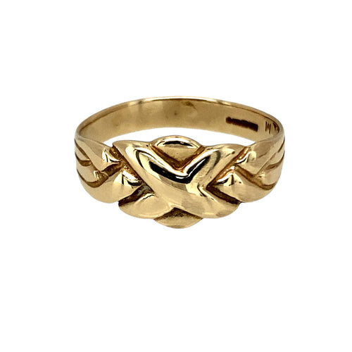 9ct Gold Puzzle Ring