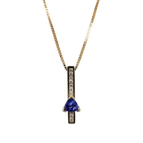 18ct Gold Diamond & Tanzanite Set 17