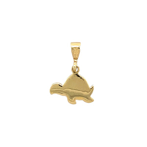 Preowned 9ct Yellow Gold Turtle Charm/Pendant with the weight 0.70 grams