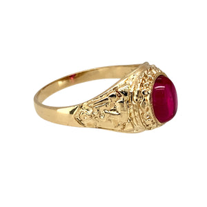 New 9ct Gold & Pink Stone Graduation Ring