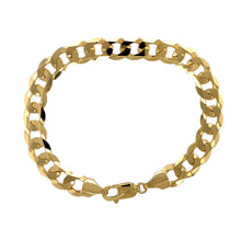 Load image into Gallery viewer, New 9ct Solid Gold 8.75&quot; Curb Bracelet
