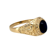 Load image into Gallery viewer, New 9ct Gold &amp; Blue Stone Graduation Ring
