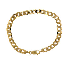 Load image into Gallery viewer, New 9ct Solid Gold 8.75&quot; Curb Bracelet
