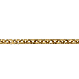 New 9ct Solid Gold 19" Patterned Belcher Chain 47 grams