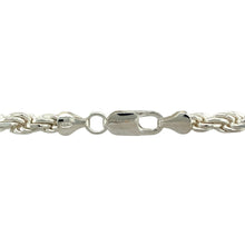 Load image into Gallery viewer, New 925 Silver 22&quot; Solid Rope Chain with the weight 60.80 grams and link width 6mm
