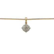 Load image into Gallery viewer, 9ct Gold &amp; Diamond Set Cluster 18&quot; Necklace
