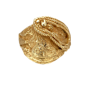 New 9ct Gold Saddle Ring