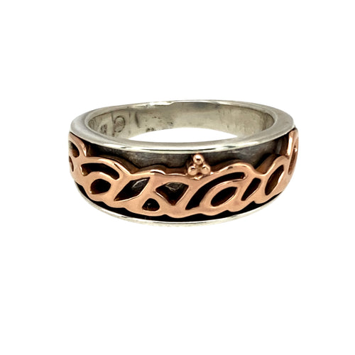 925 Silver Clogau Cariad Band Ring