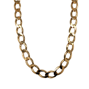 9ct Gold 18.5" Curb Chain