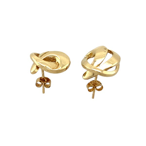 9ct Gold Knot Stud Earrings