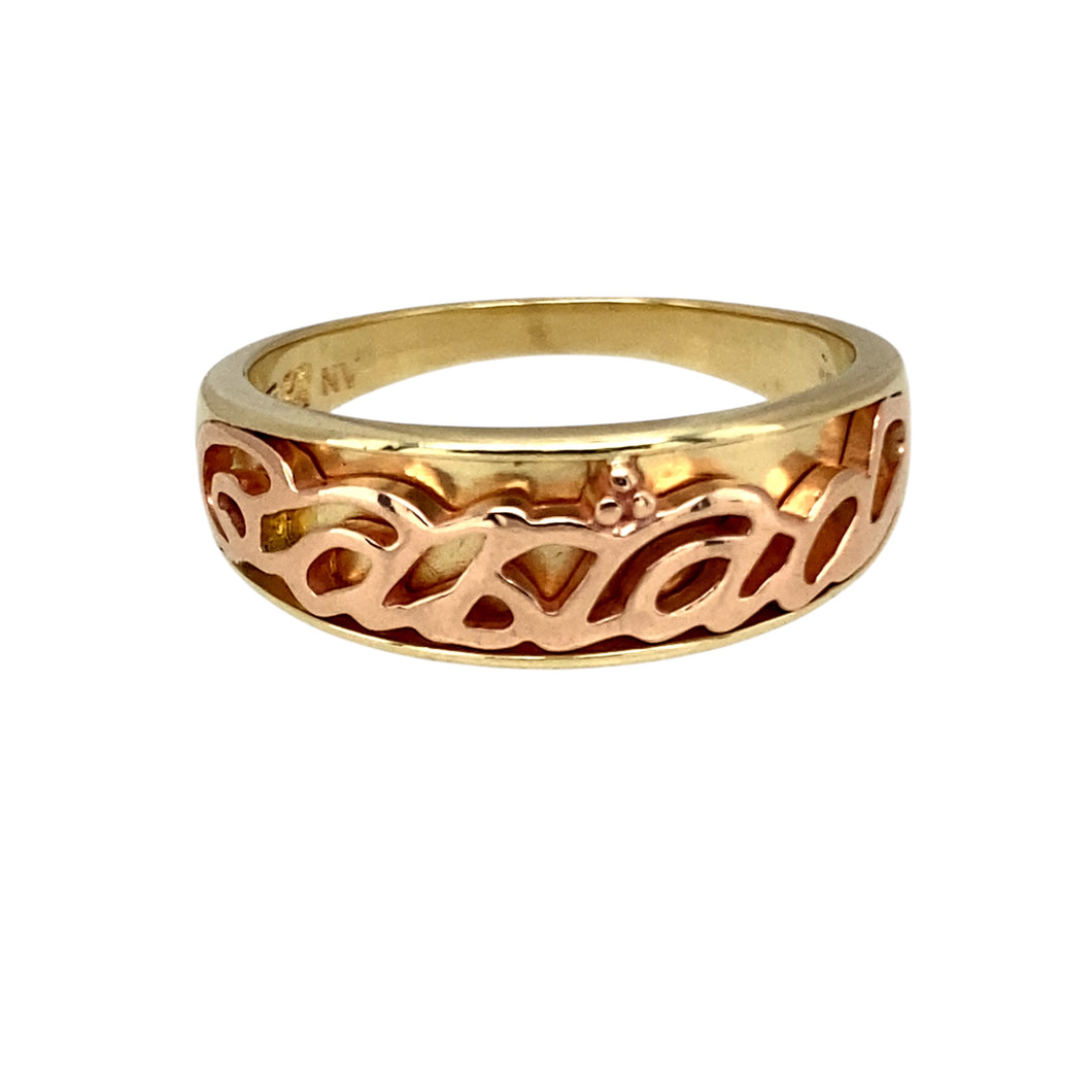 9ct Gold Clogau Cariad Band Ring