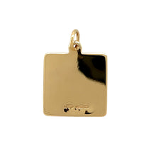 Load image into Gallery viewer, Preowned 9ct Yellow Gold Square St Christopher Pendant with the weight 2.30 grams
