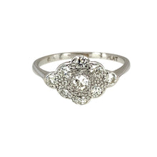 Load image into Gallery viewer, Platinum &amp; Diamond Set Art Deco Style Ring
