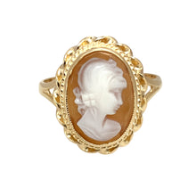 Load image into Gallery viewer, 9ct Gold &amp; Cameo Set Ring
