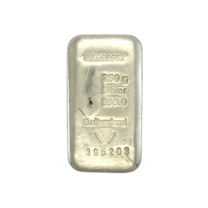 Best Value Silver 250 gram Bar