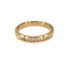 Load image into Gallery viewer, 14ct Gold &amp; Diamond Set Band Ring
