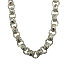 Load image into Gallery viewer, New 925 Silver 31&quot; Patterned Belcher Chain 83 grams
