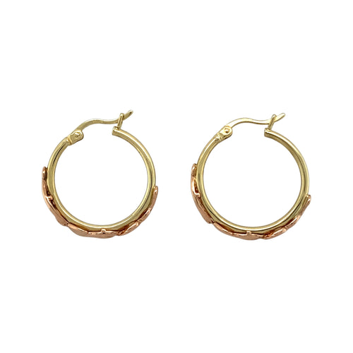 9ct Gold Clogau Tree of Life Hoop Creole Earrings