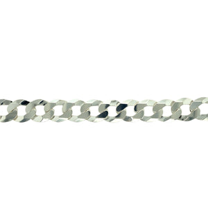 New 925 Silver 8.25" Curb Bracelet 35 grams