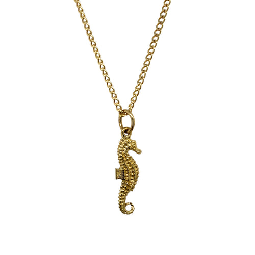 9ct Gold Seahorse 16