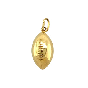 9ct Gold Welsh Rugby Ball Pendant