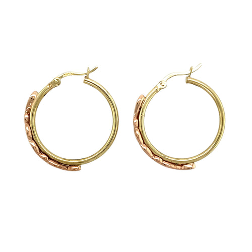 9ct Gold Clogau Tree of Life Hoop Creole Earrings