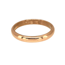 Load image into Gallery viewer, Preowned 9ct Rose Gold Clogau 3mm Cariad Wedding Band Ring in size R with the weight 3.10 grams
