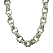 Load image into Gallery viewer, New 925 Silver 26&quot; Patterned Belcher Chain 81 grams
