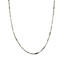 Load image into Gallery viewer, 18ct White Gold 15&quot; Singapore Chain
