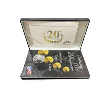 Load image into Gallery viewer, 22ct Gold and 999 Silver American Eagle US Mint Coin Set
