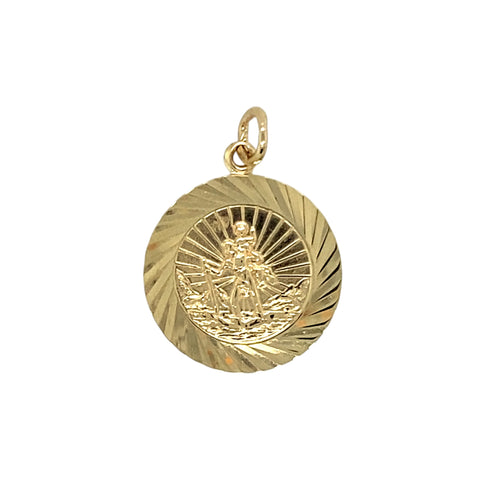 9ct Gold St Christopher Pendant