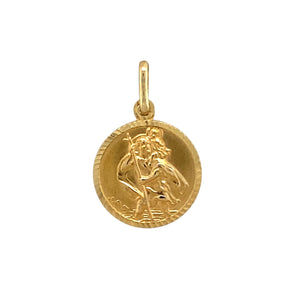 9ct Gold St Christopher Pendant