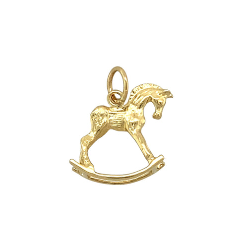 9ct Gold Rocking Horse Charm